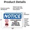 Signmission Family Viewing Only Please No Sign With Symbol, 10 in W x Rectangle, Vinyl Decal OS-2PACK-NS-D-710-L-12480 - alternate 2